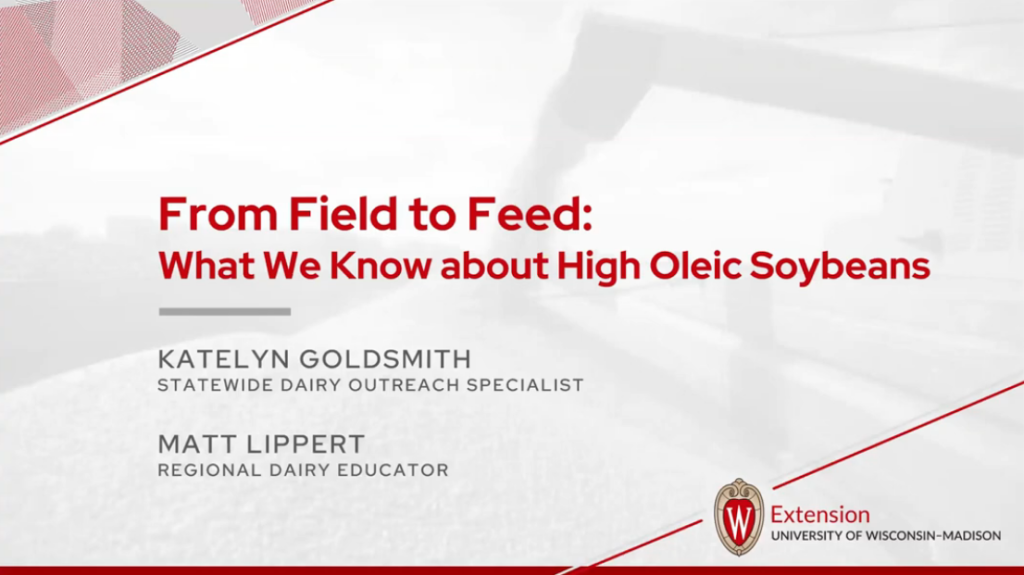 What We Know about Feeding High Oleic Soybeans